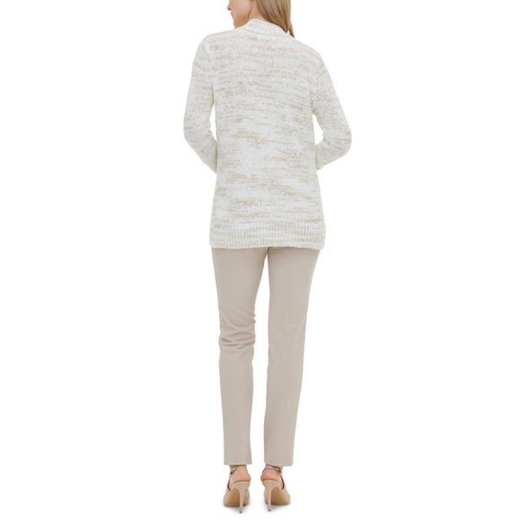 NWT Calvin Klein Marled Mock Neck Sweater - Picture 3 of 4